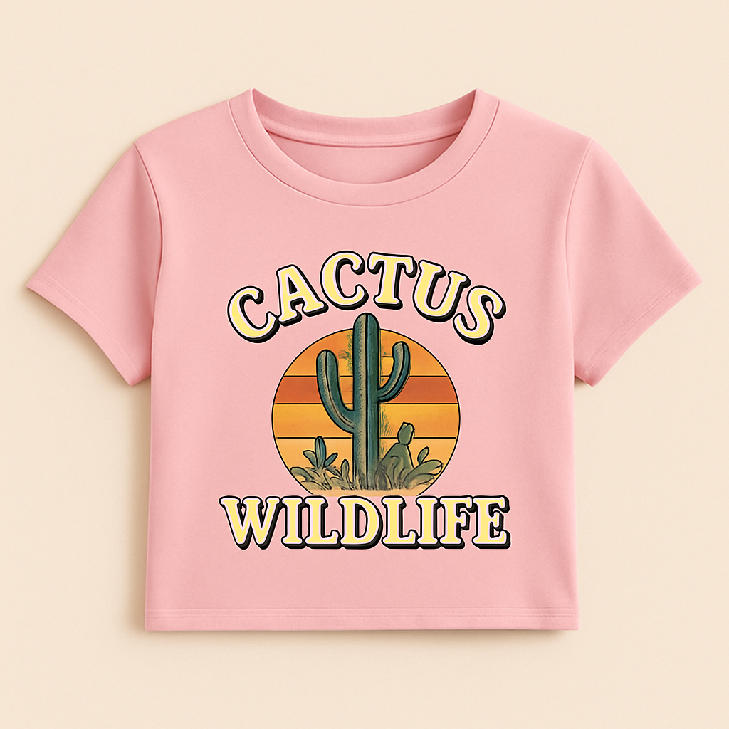 Women’s Graphic Art Crop Top