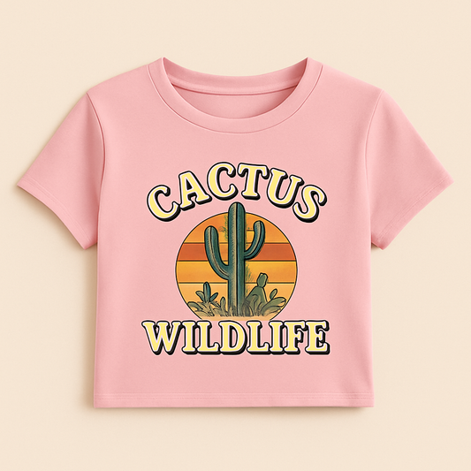 Women’s Graphic Art Crop Top