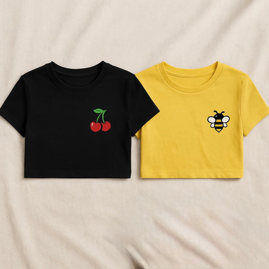 Women’s Pack of 2 Crop Top Bundle