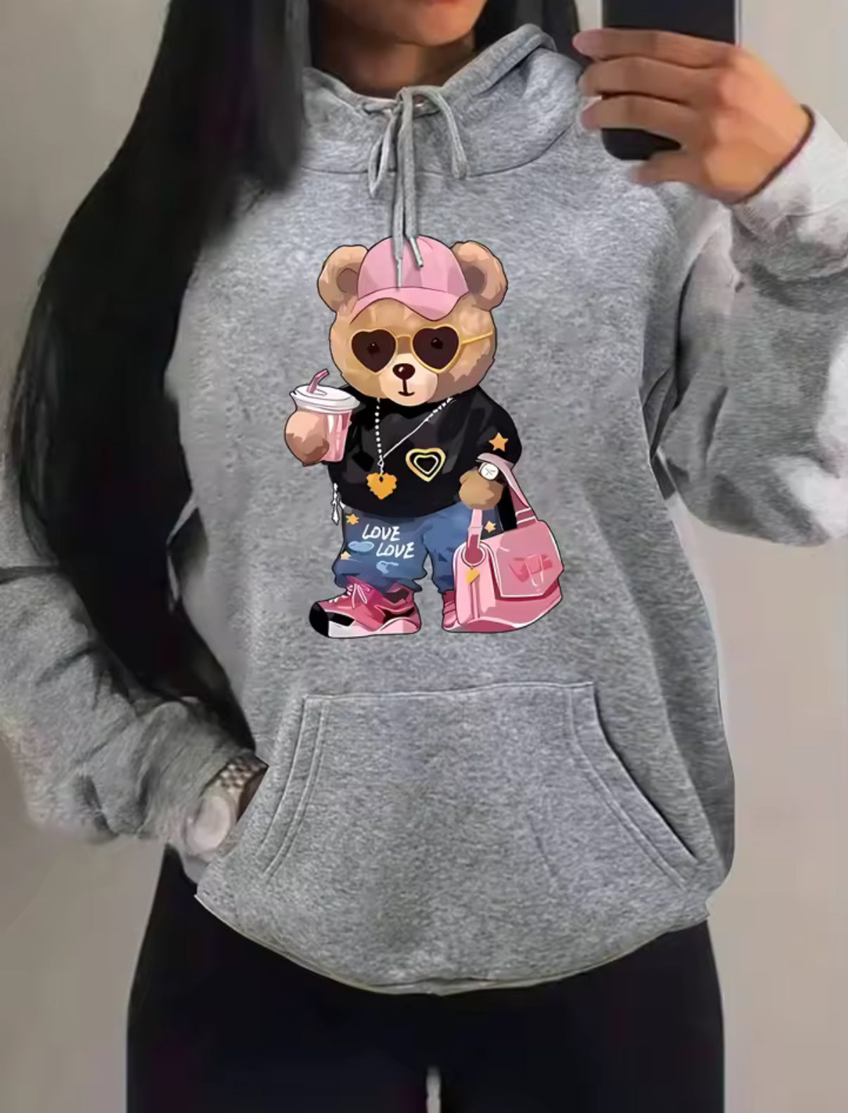 Bear Fleece Hoodie