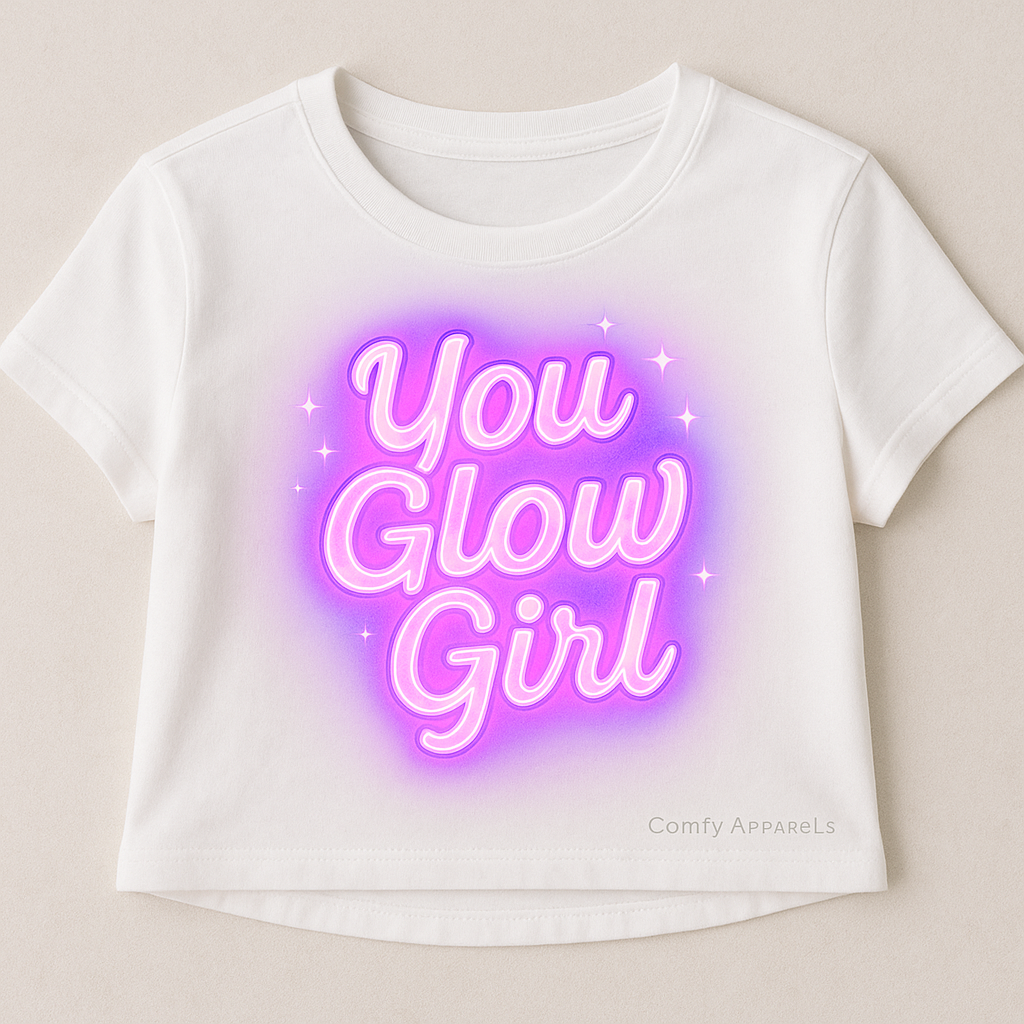 Women’s You Glow Girl Crop Top