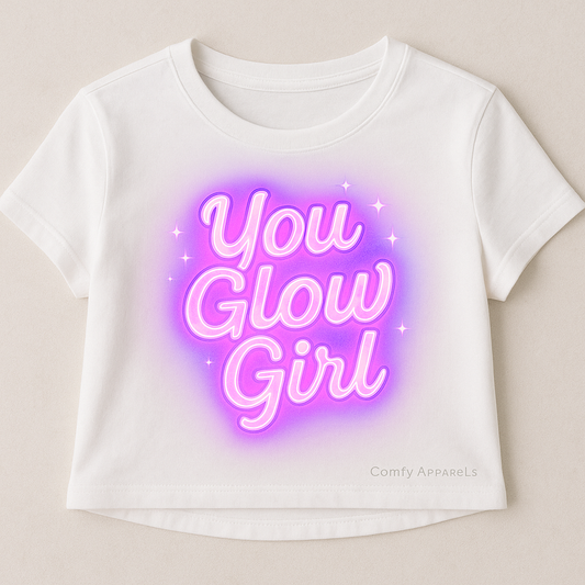Women’s You Glow Girl Crop Top