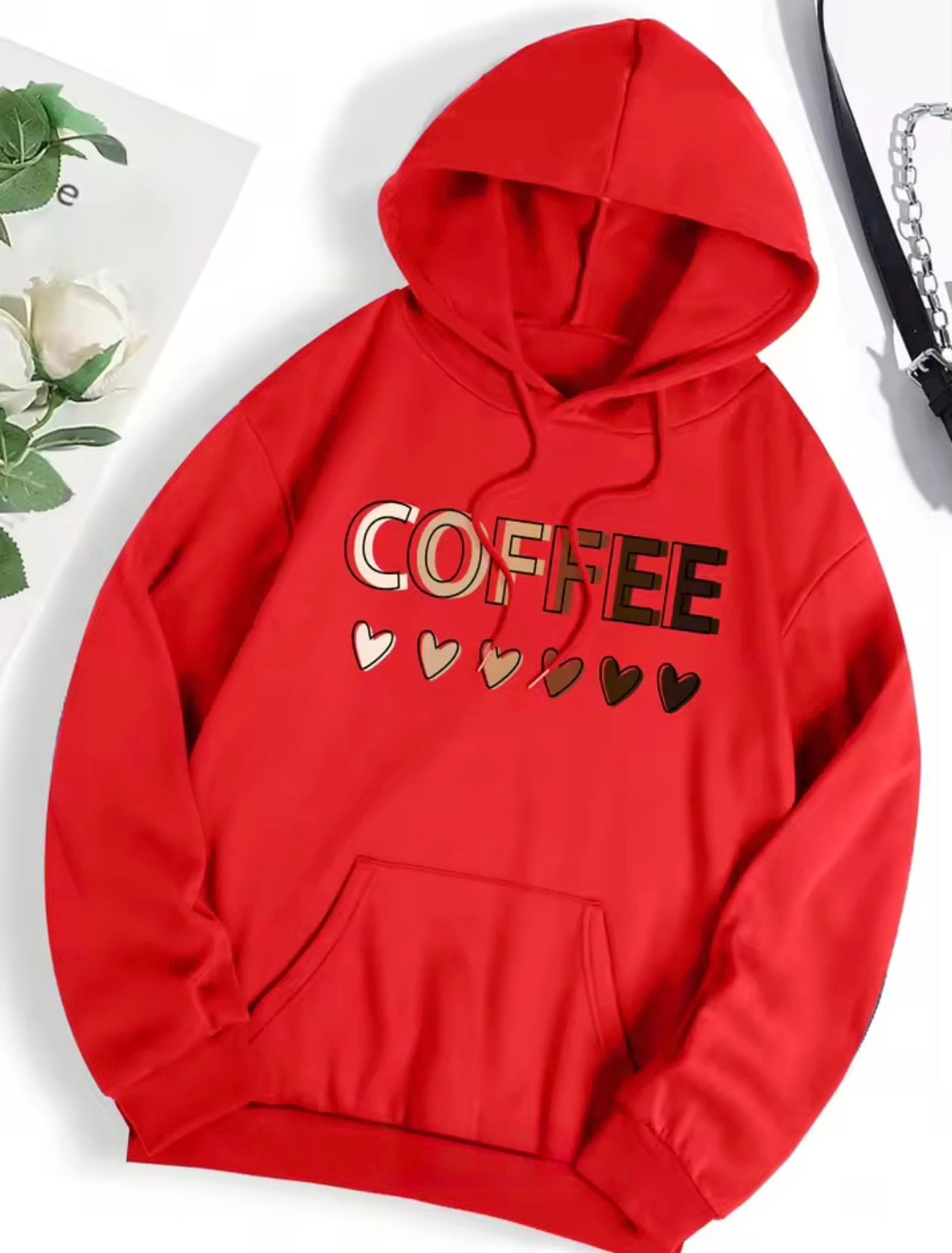 Coffee Hearts Hoodie