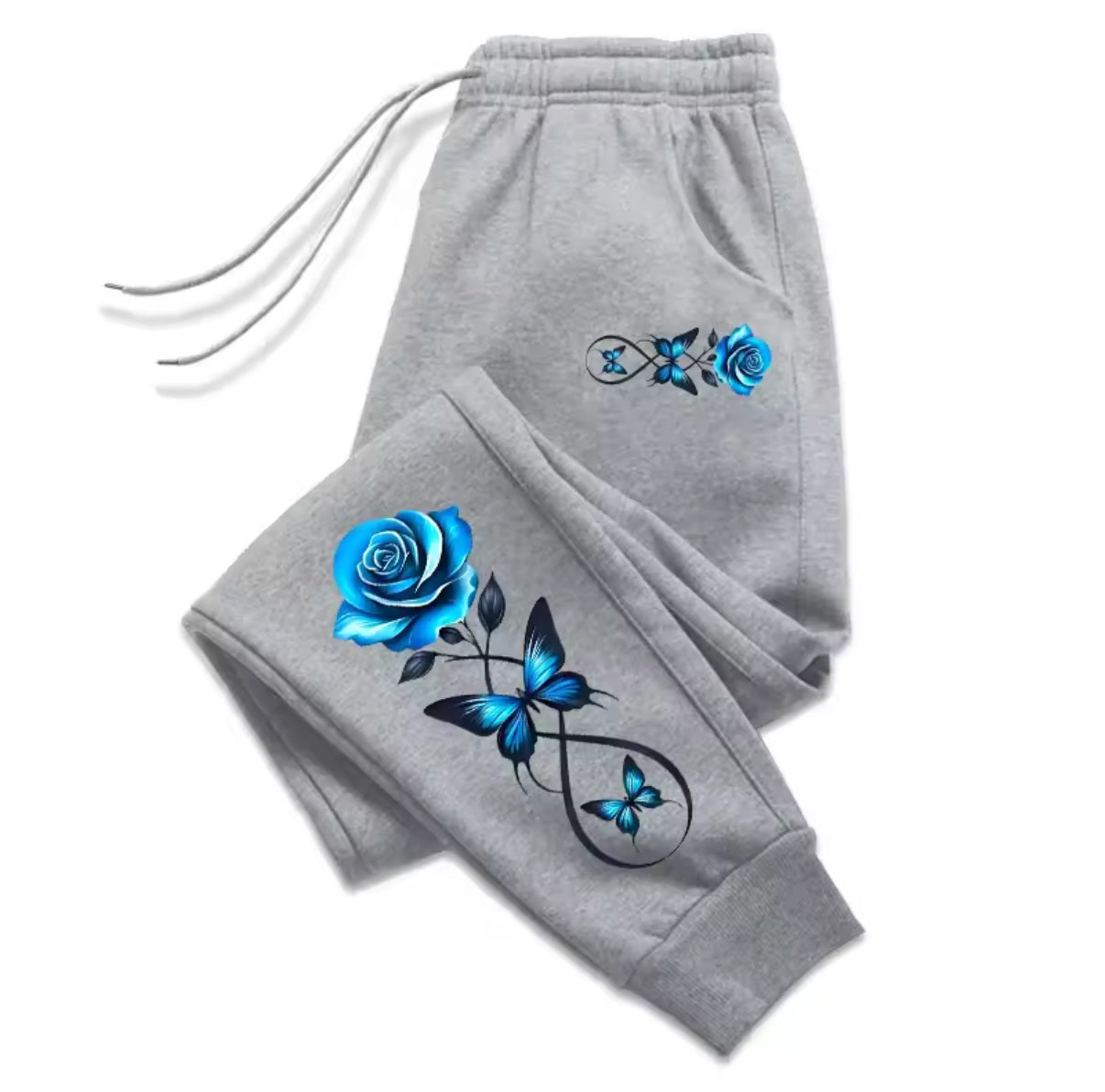 Flower & Butterfly Jogger Pants