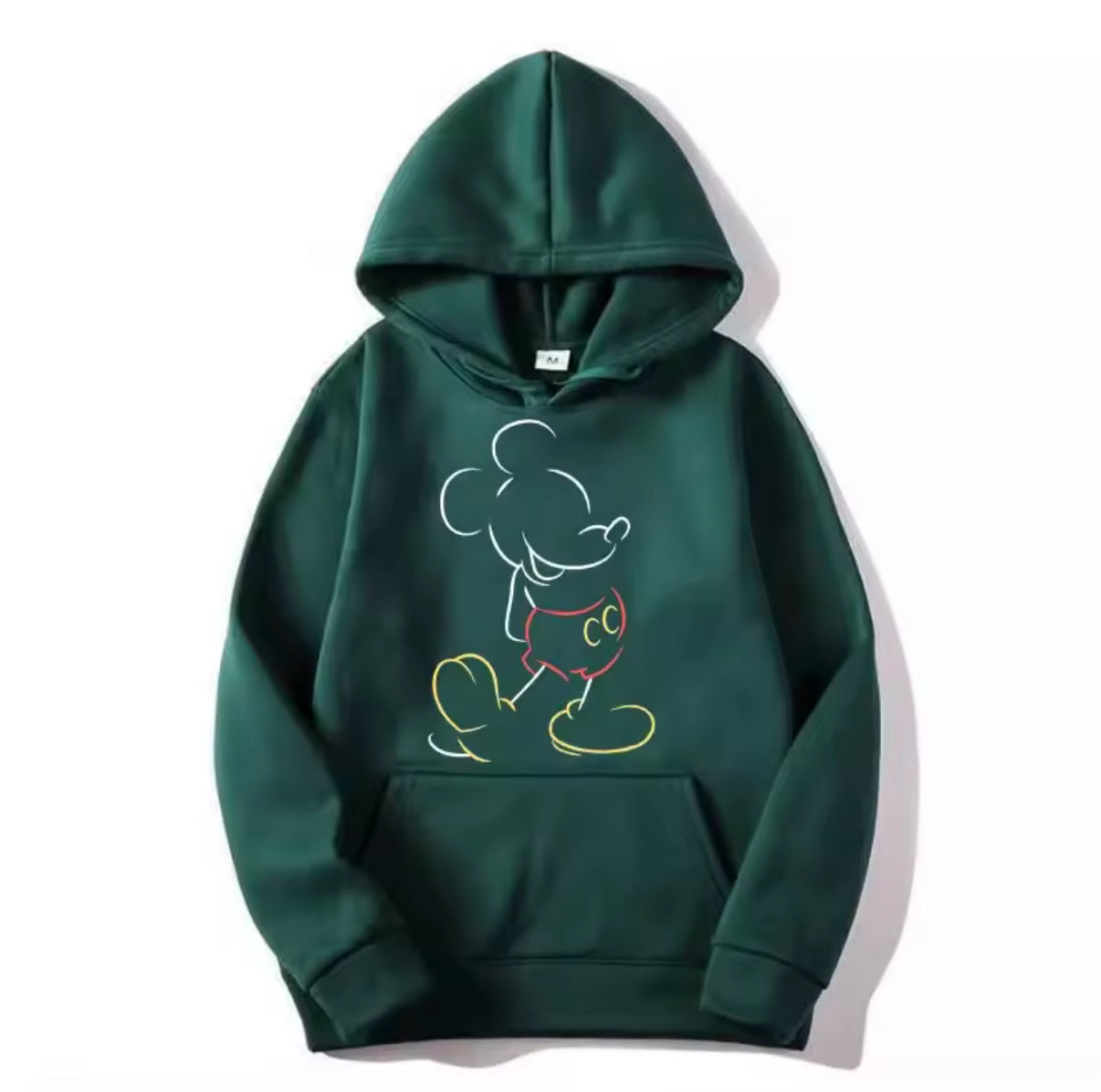 Cute Outline Fleece Hoodie