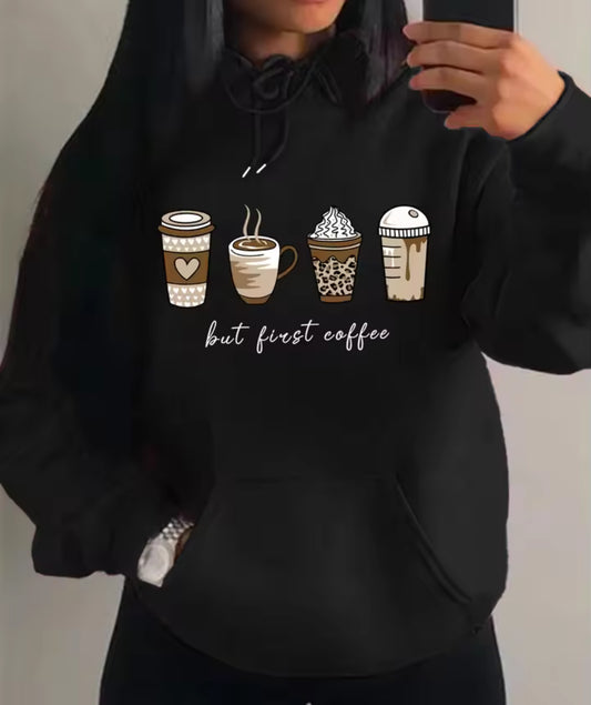 Coffee Fleece Hoodie