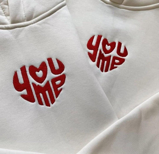 Pack of 2 Printed Couple Hoodies