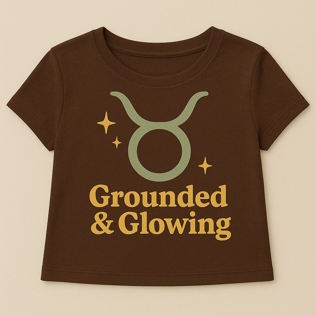 Grounded & Glowing Crop Top