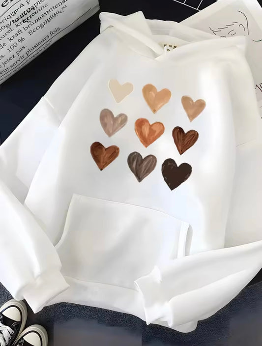 Assorted Hearts Hoodie