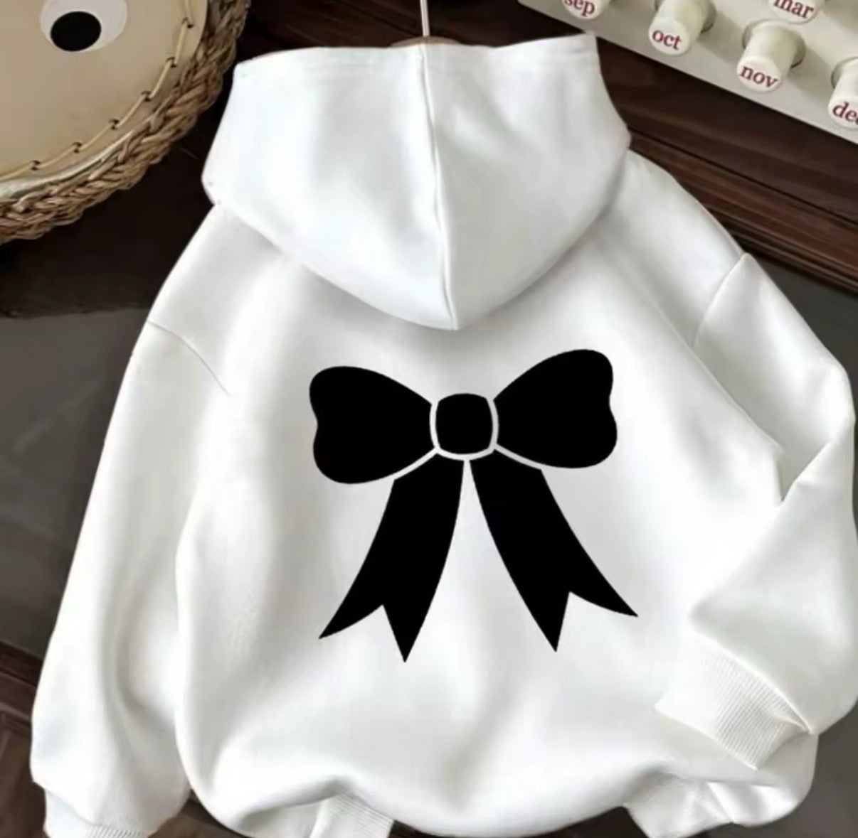 Bow Fleece Hoodie