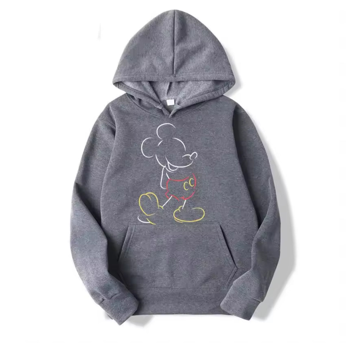 Cute Outline Fleece Hoodie
