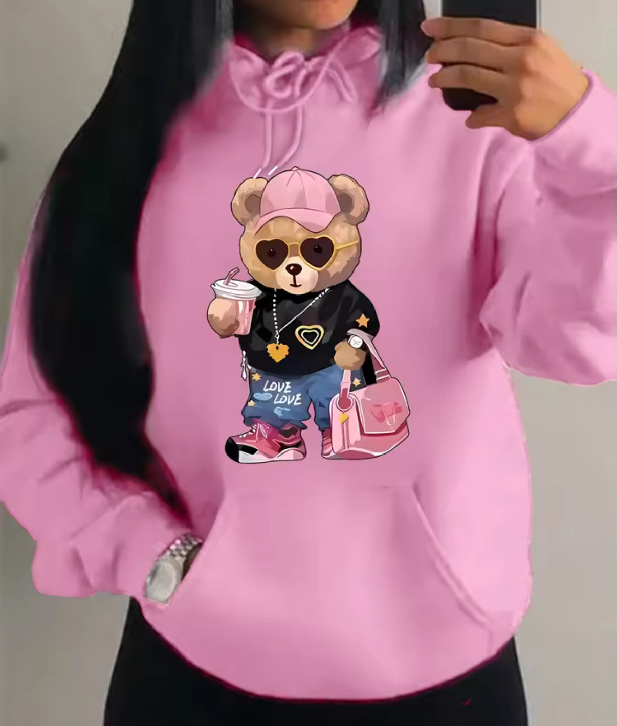 Bear Fleece Hoodie