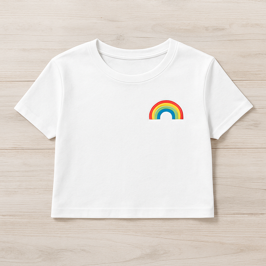 Women’s Rainbow Crop Top
