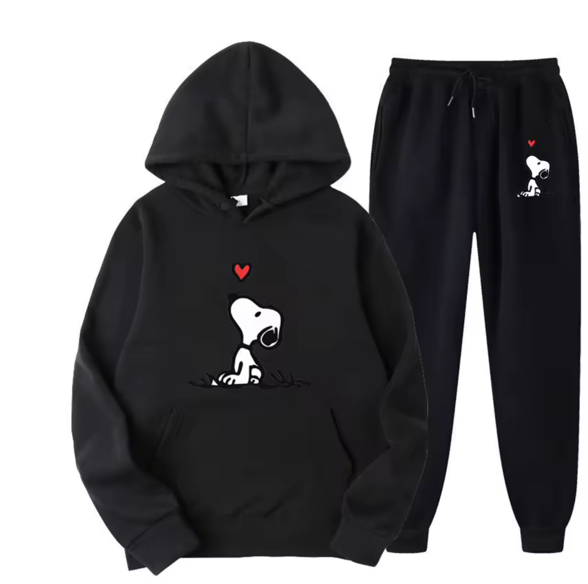 Cute Dog & Heart Tracksuit