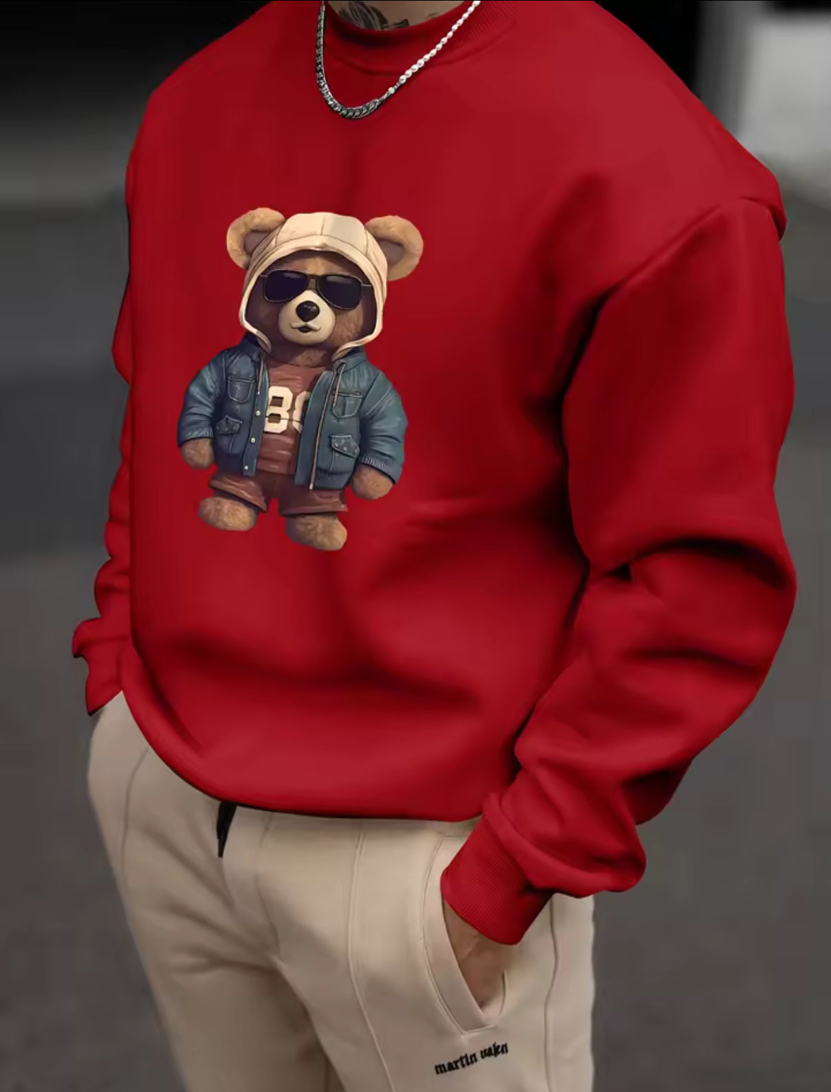 Bear Fleece Sweatshirt