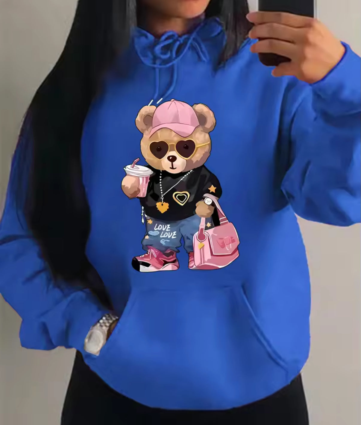 Bear Fleece Hoodie