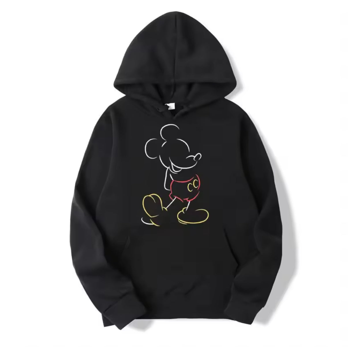 Cute Outline Fleece Hoodie