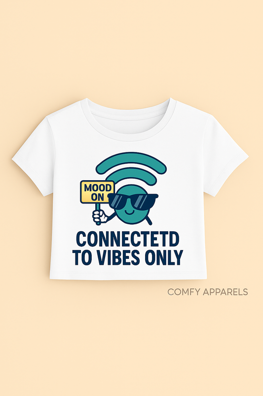 Women’s Vibes Only Crop Top