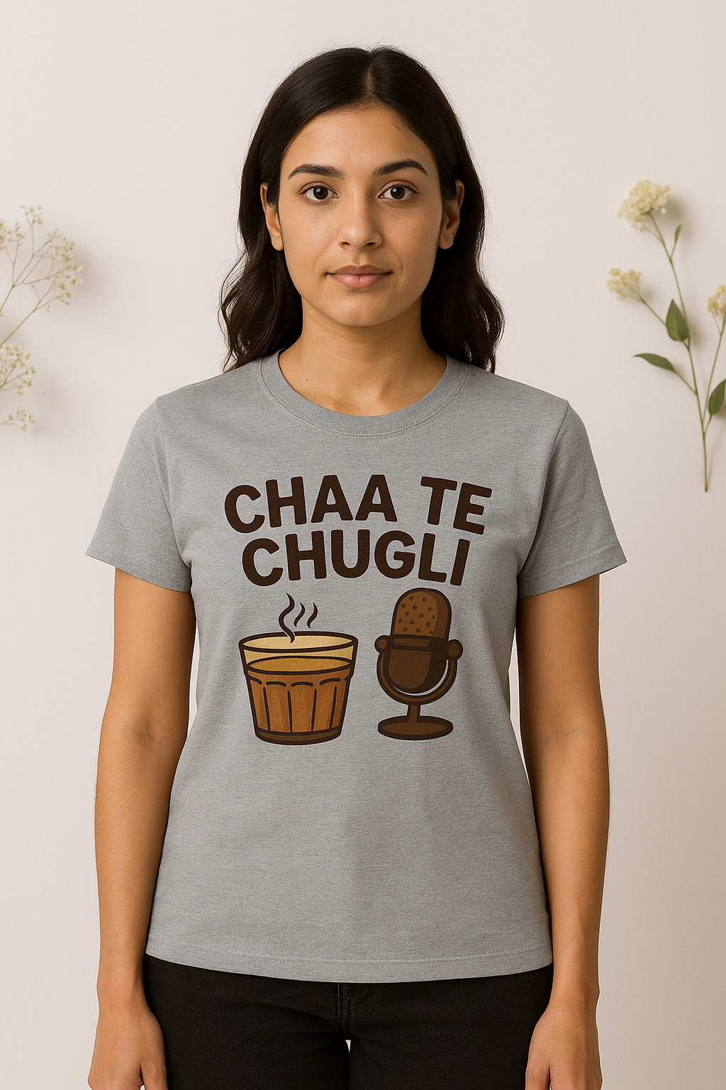 Chaa Te Chugli Graphic Printed T-Shirt
