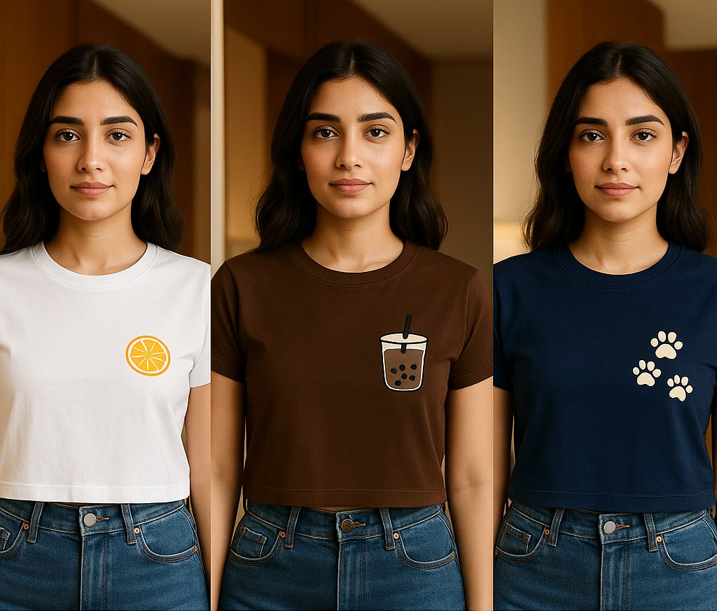 Women’s Pack of 3 Crop Top Bundle