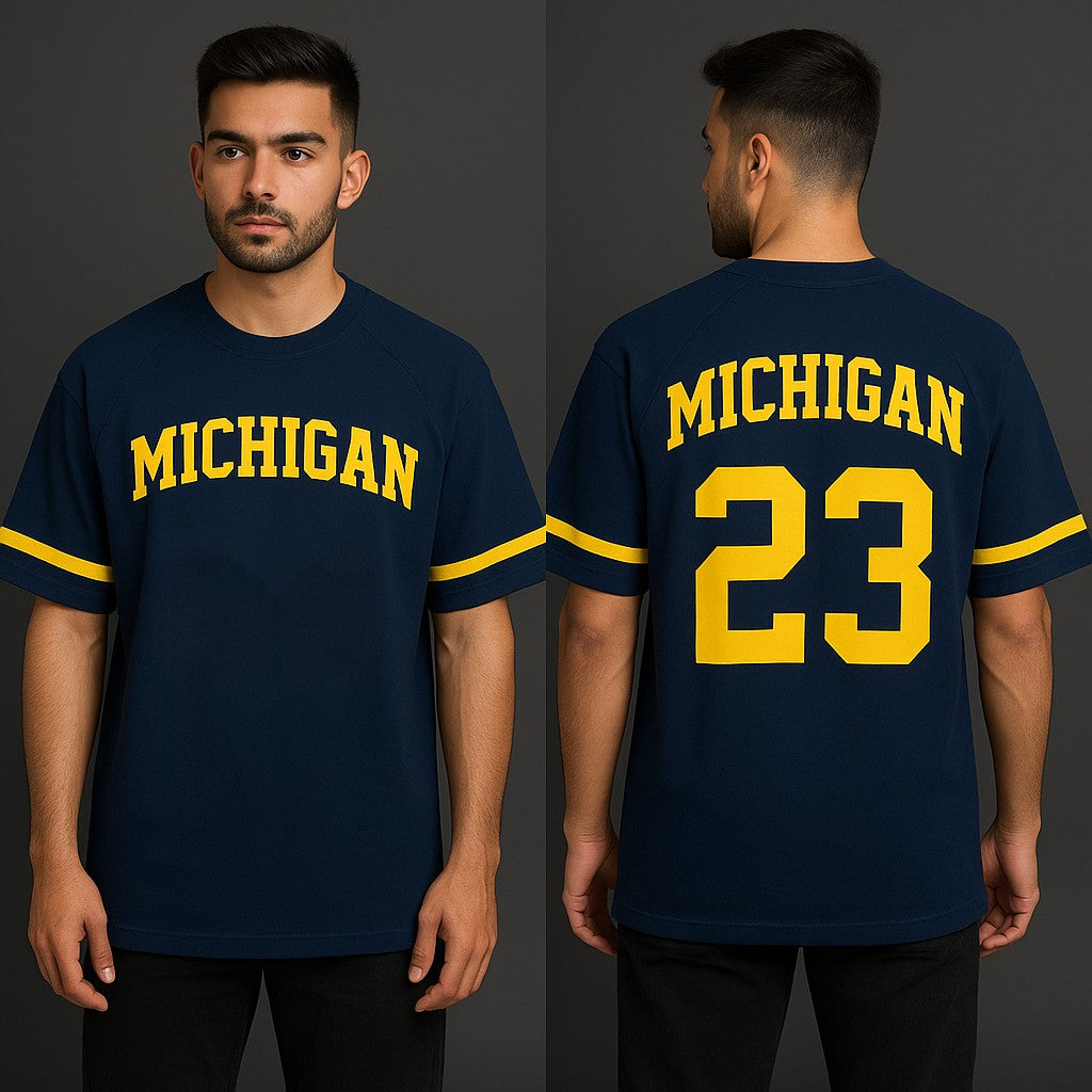 Men's Graphic Striped T-Shirt