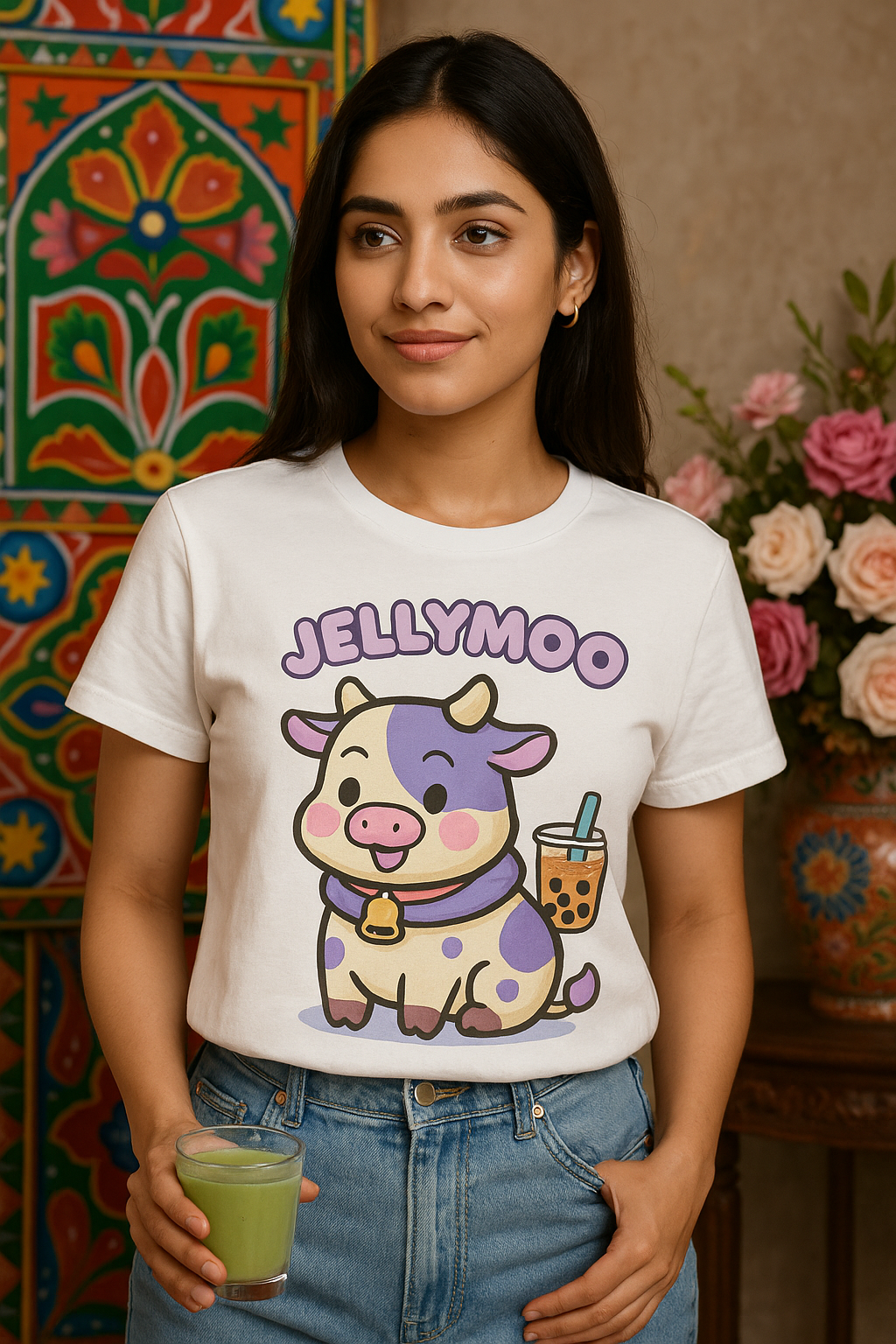 Women's Comfy Character Graphic T-Shirt