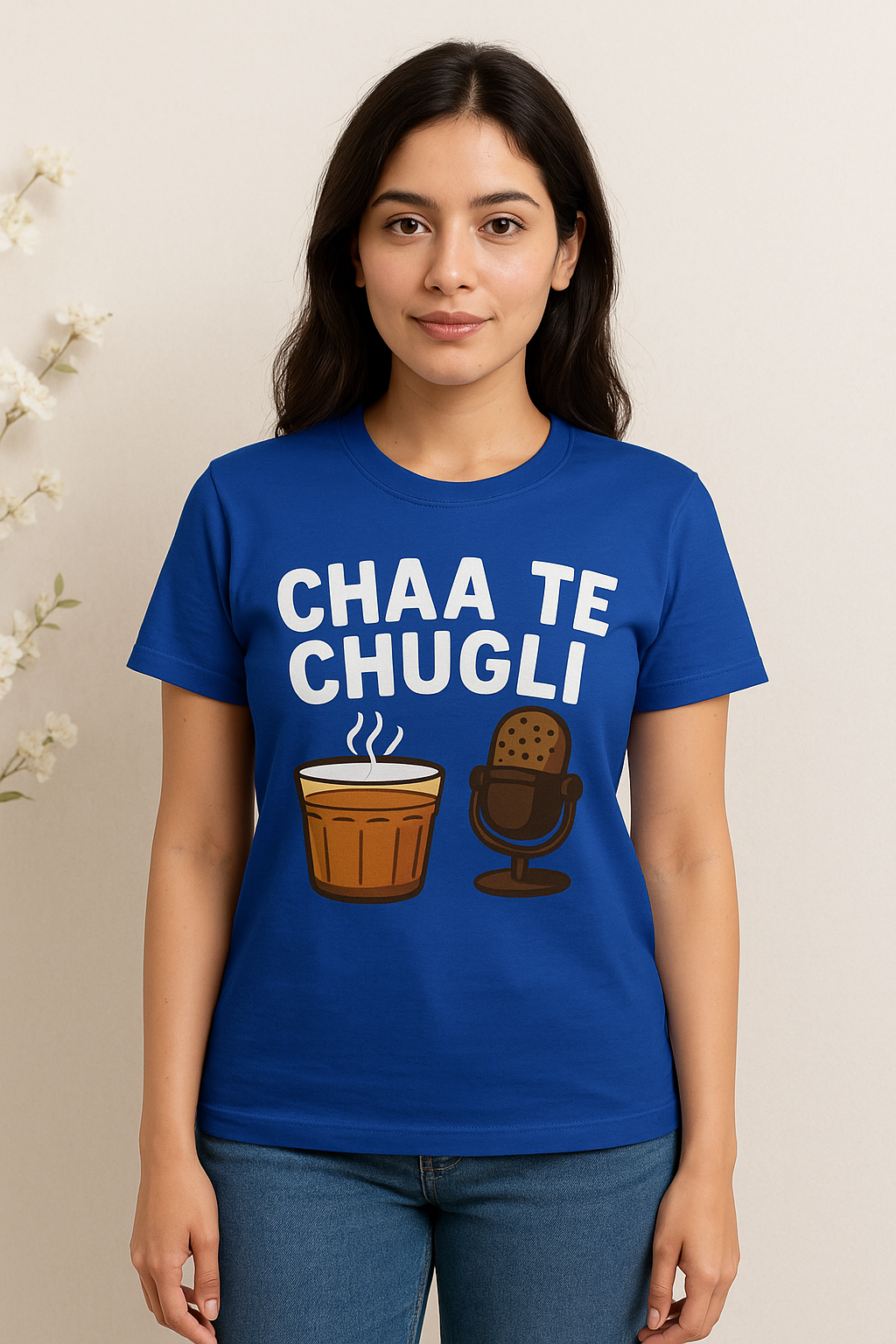 Chaa Te Chugli Graphic Printed T-Shirt
