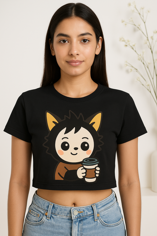 Women's Comfy Characters Crop Top
