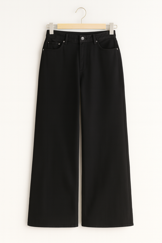 Black Wide Leg Jeans