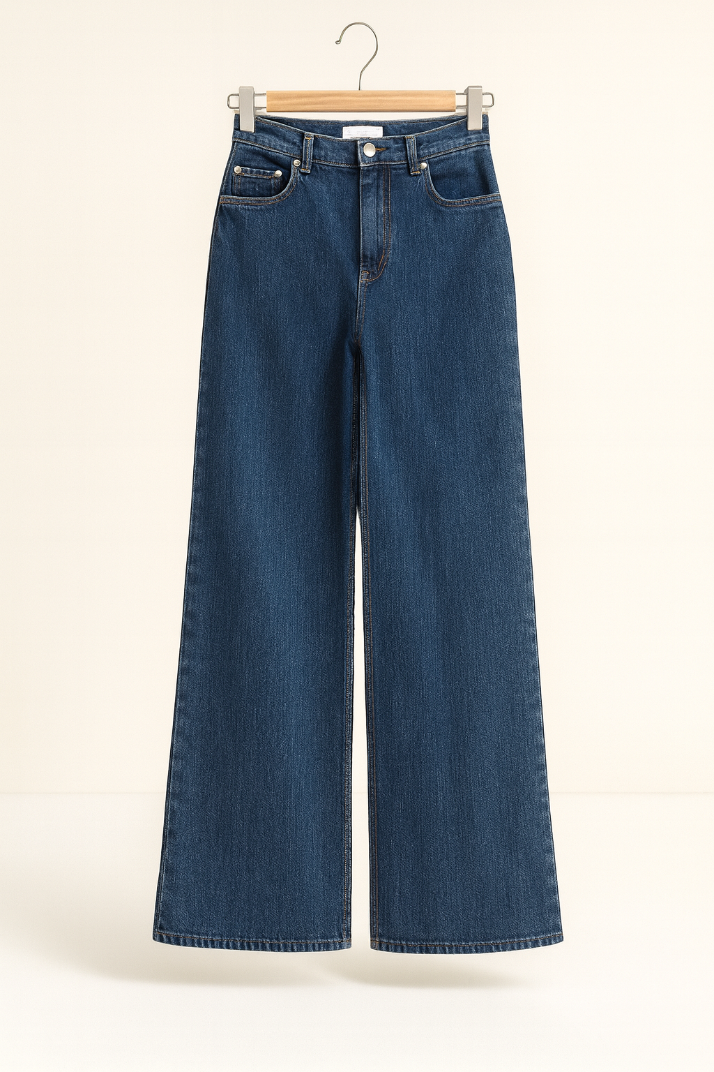 Dark Blue Wide Leg Jeans