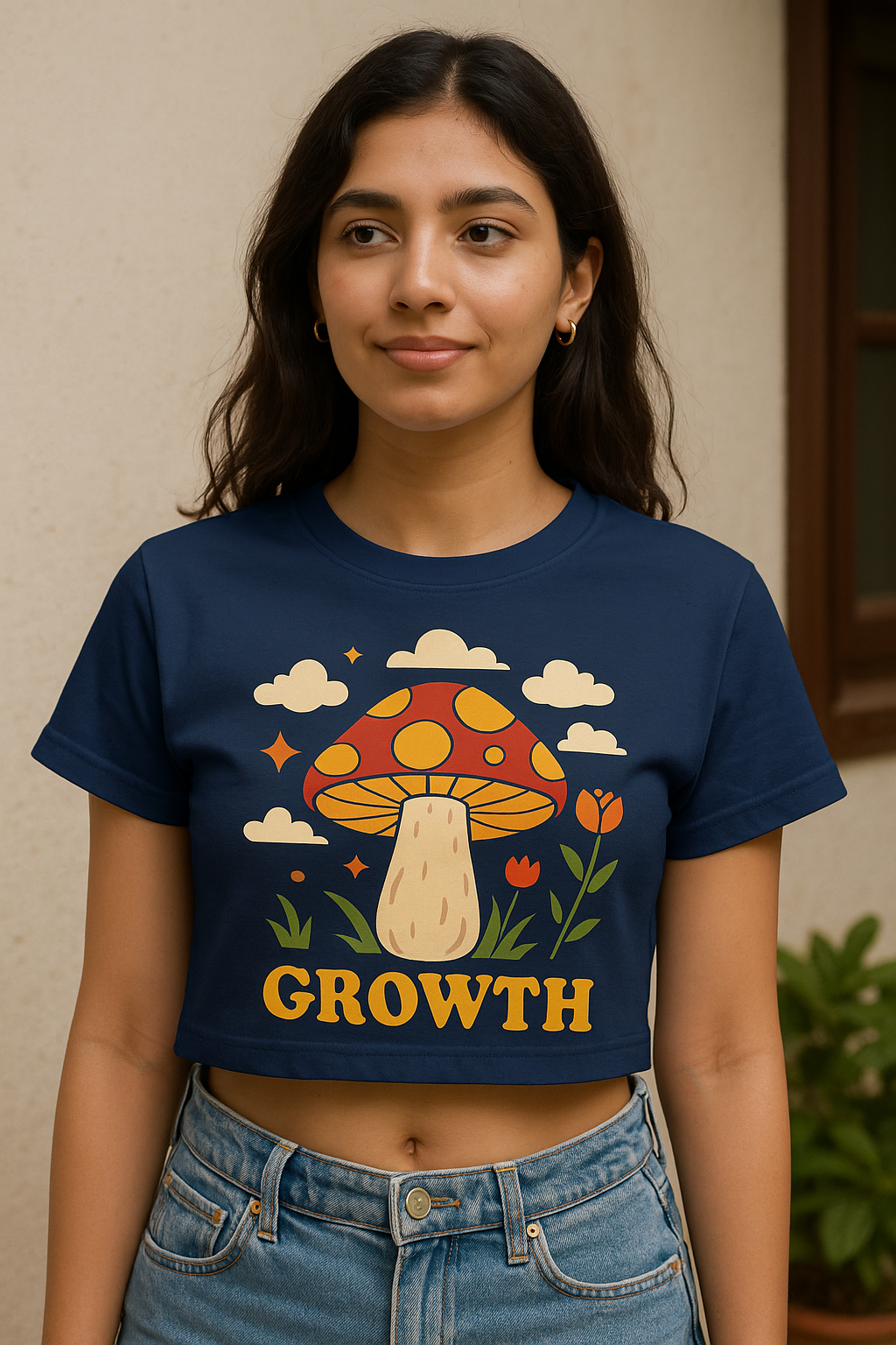 Women's Graphic Crop Top