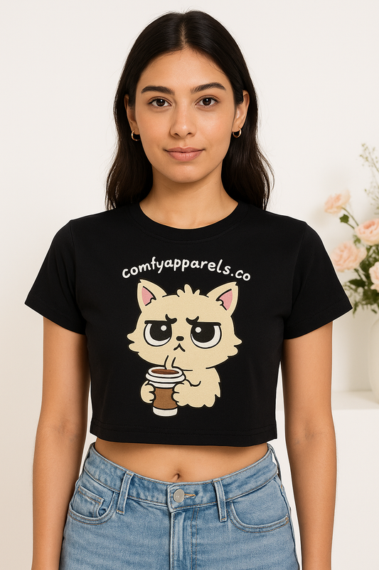 Women's Comfy Characters Crop Top