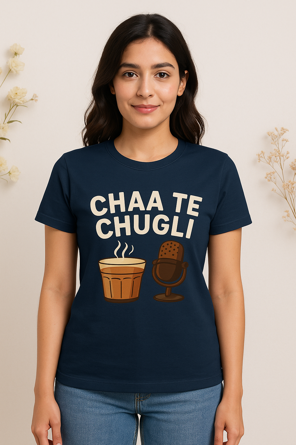 Chaa Te Chugli Graphic Printed T-Shirt